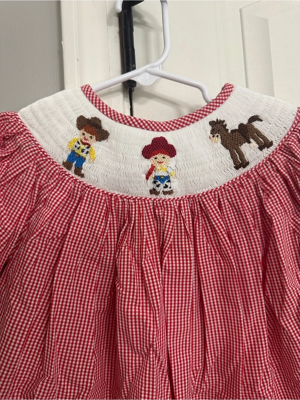 Girls Toy Story Smocked Dress & Bloomer Set